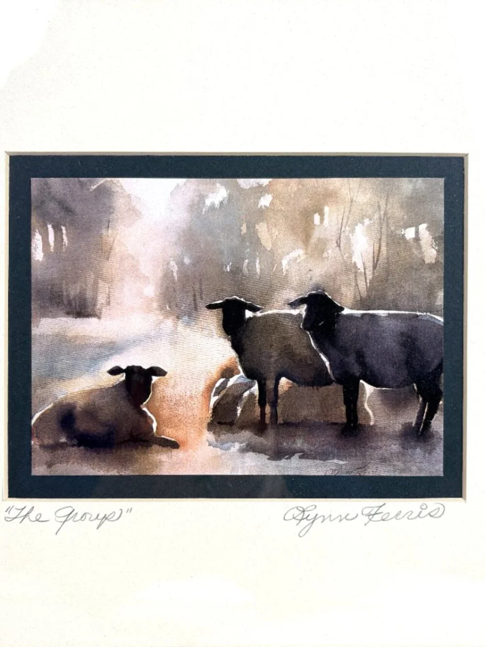Framed Watercolor Print 